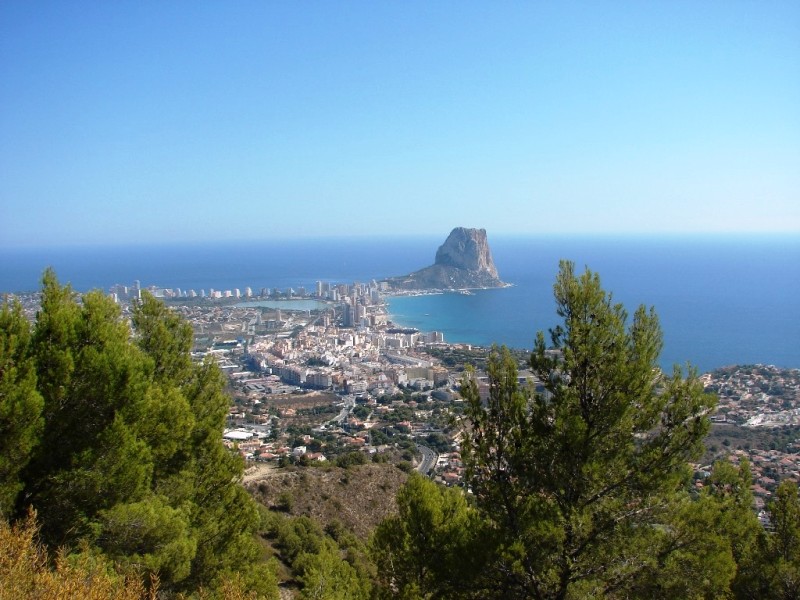 view over calpe